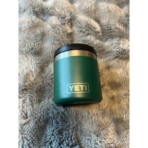Yeti Rambler 8oz Insulated Food Jar Green Camping Travel
